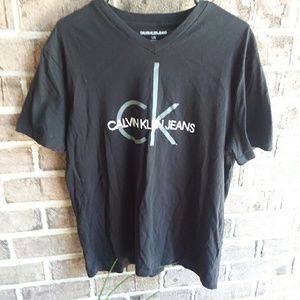 Calvin Klein Jean's logo tee mens t shirt large